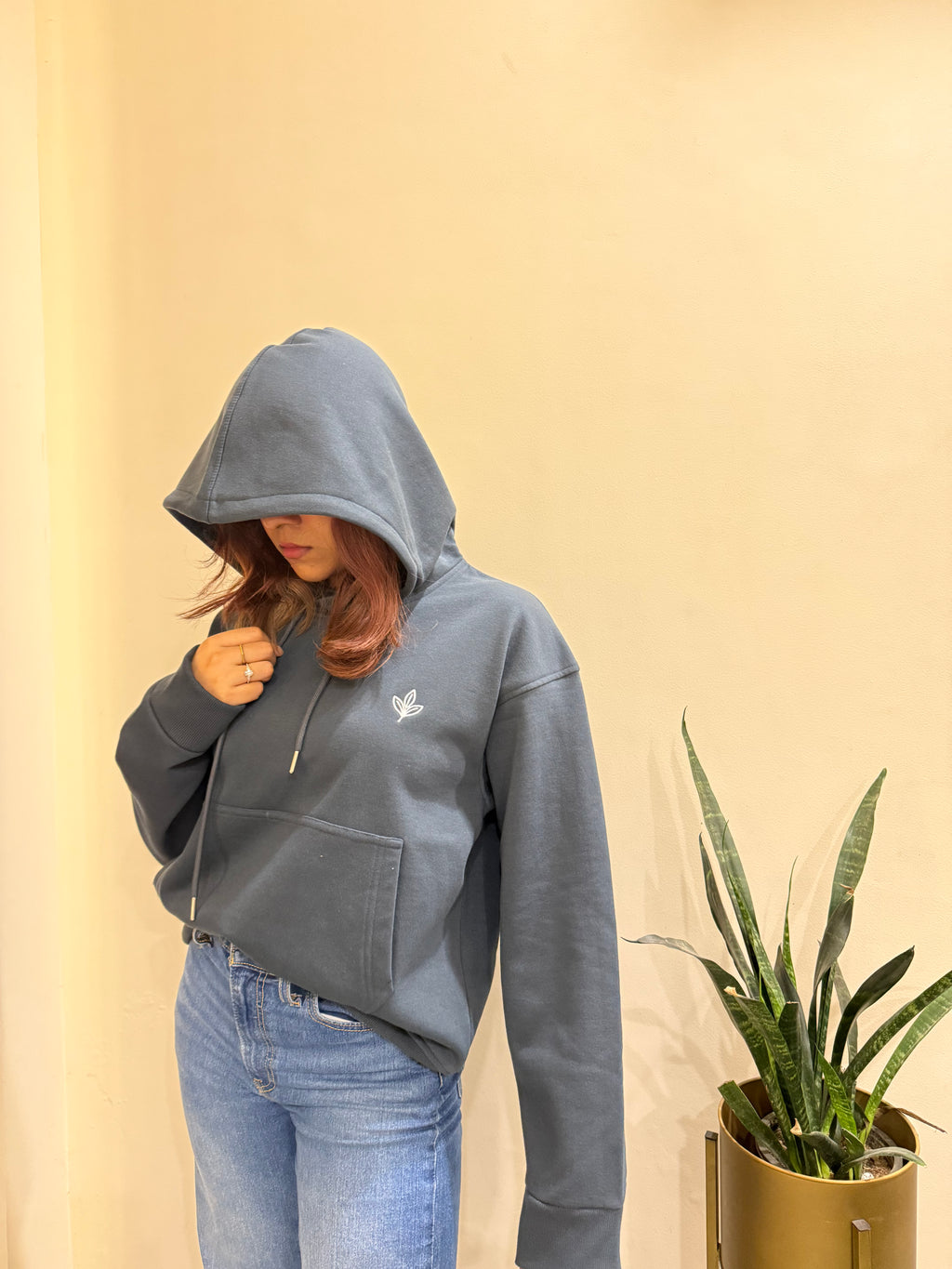 Season Signature Oversized Hoodie -Dark Grey