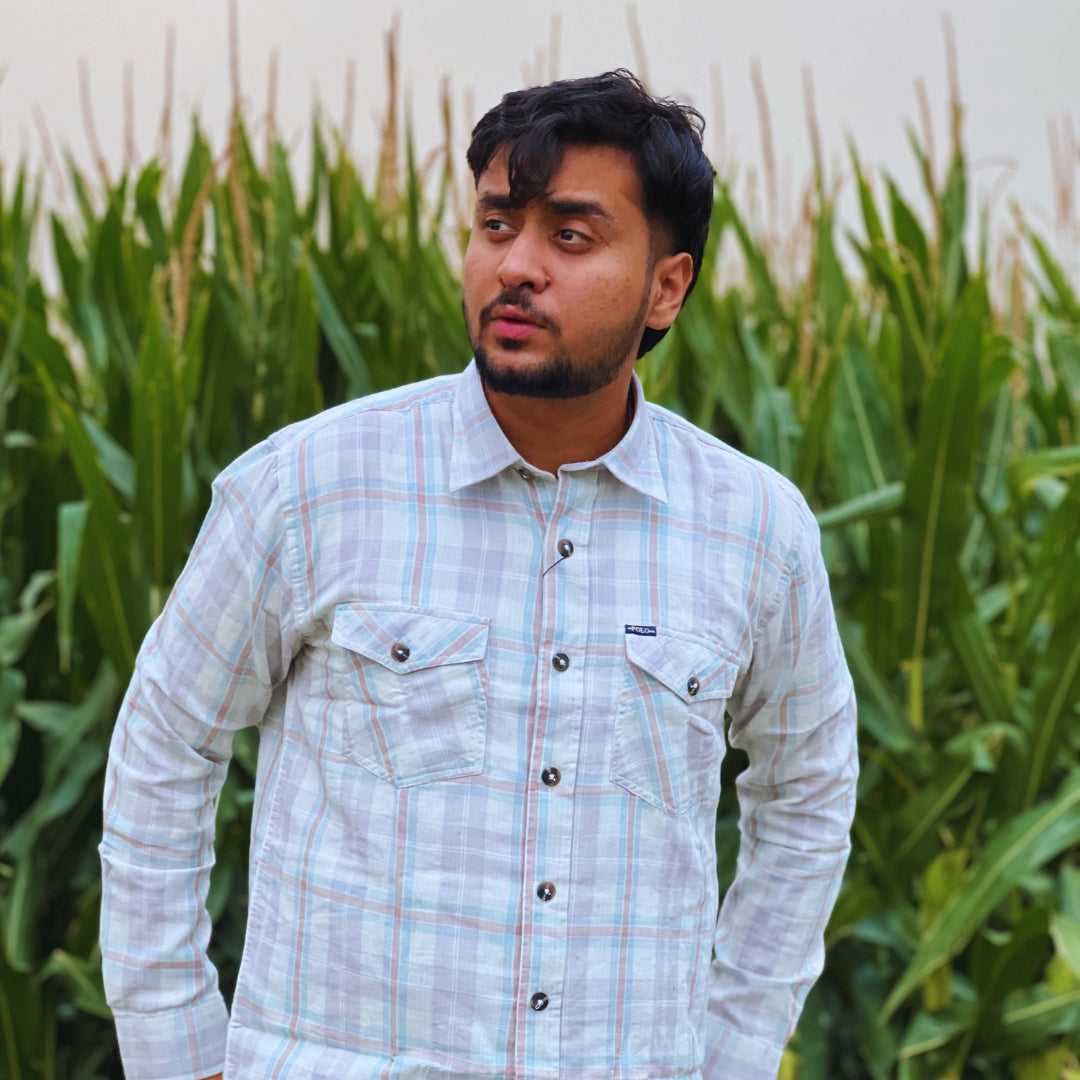 Season Sagewood Check Shirt
