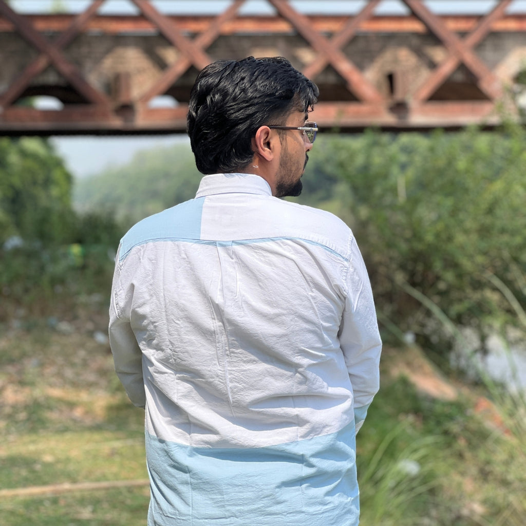 Season DualTone Heritage Blue-White Shirt