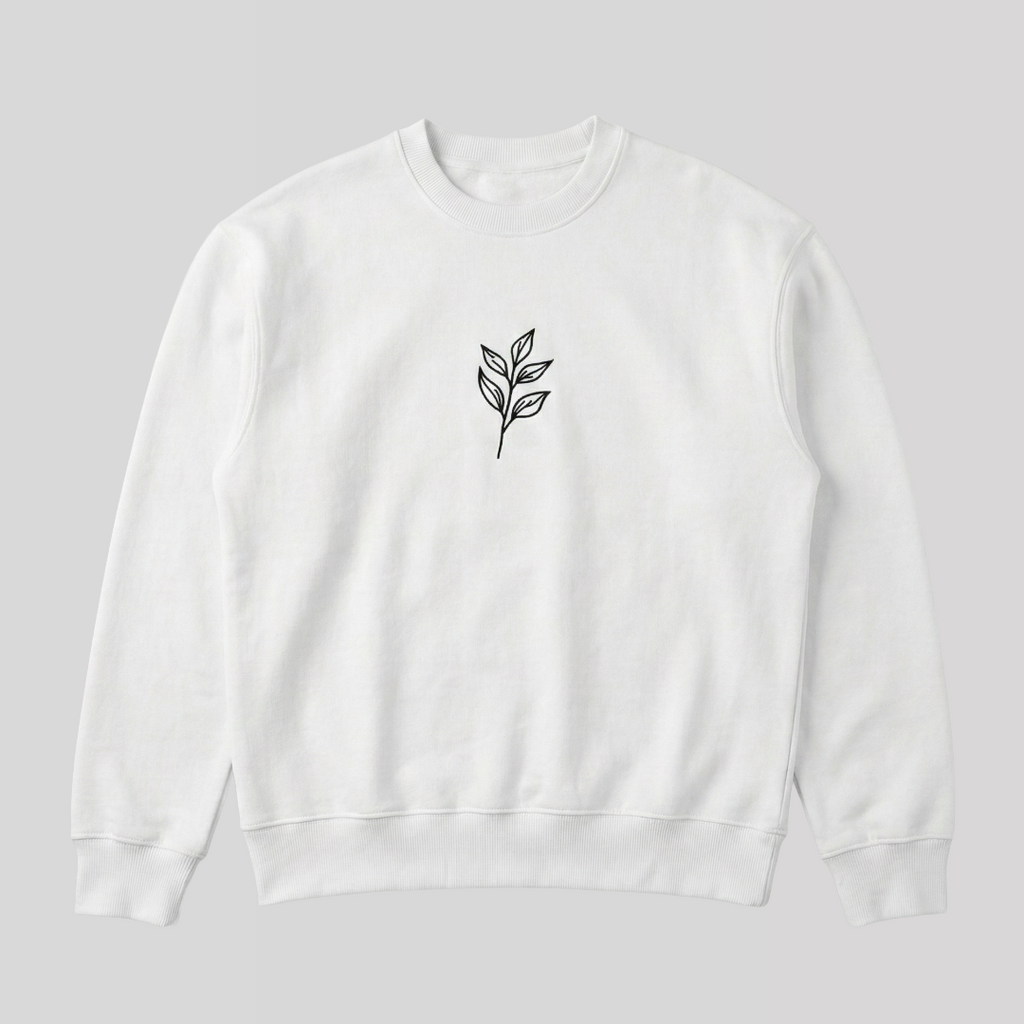 Season Signature Oversized Sweatshirt - White