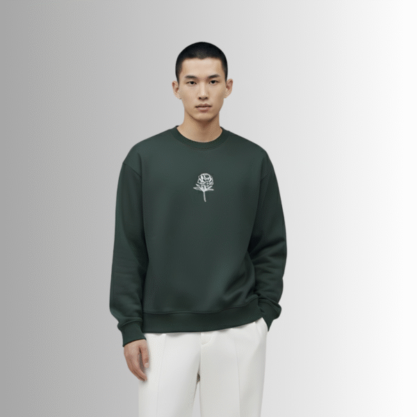 black loose fit hoodie men