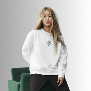 black loose fit hoodie women