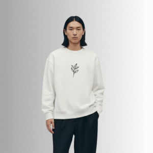black loose fit hoodie men